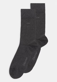 MEN SOCK UNISEX 2 PACK  - Zeķes - dark grey melange