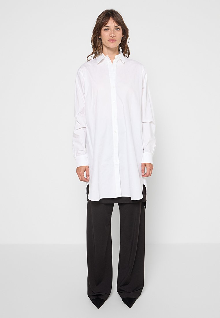 Karl Lagerfeld Overhemdblouse wit Karl Lagerfeld Overhemdblouse wit