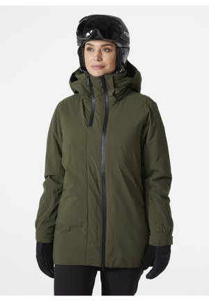 NORA LONG INSULATED - Snowboardová bunda - utility green