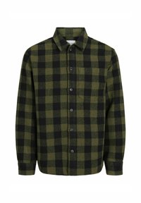 JJZAC HEAVY BRUSHED - Lehká bunda - dusty olive