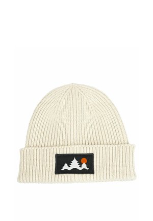 MIT PATCH BÄUME - Beanie - beige