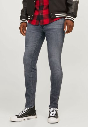 Skinny-Farkut - black denim