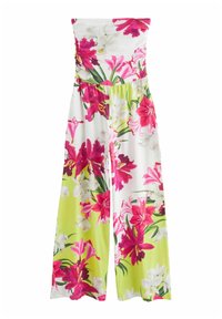Next KEW COLLECTION BANDEAU - Overal - lime green and pink floral