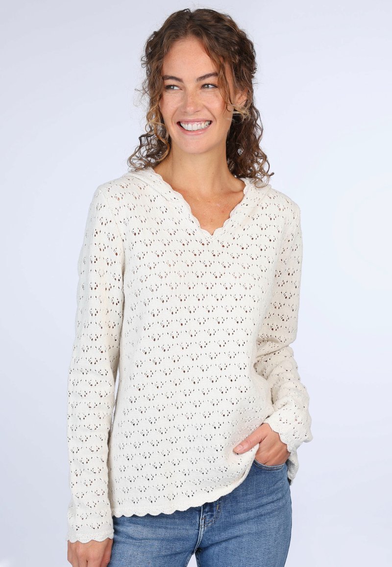 Sorgenfri Sylt Kapuzenpullover - ivory