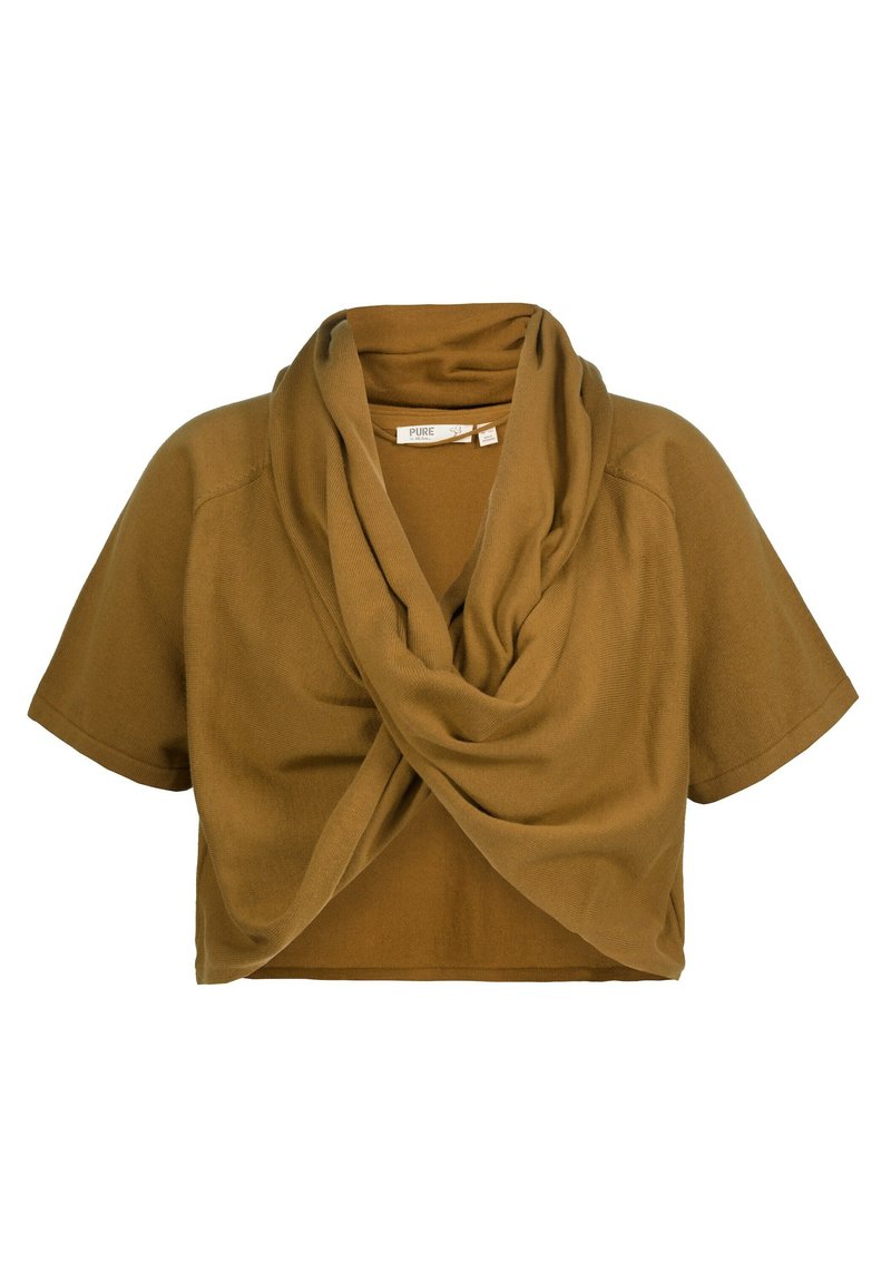 Ulla Popken T-shirt print bruin Ulla Popken T-shirt print bruin