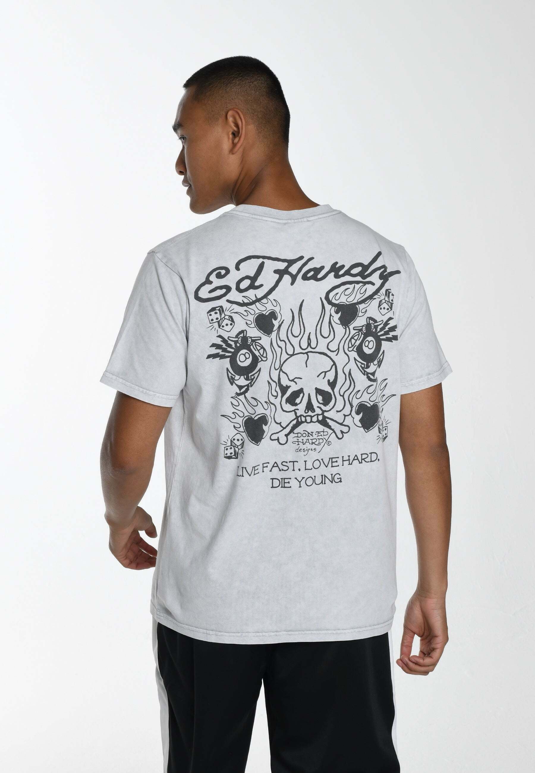 Shirts Playeras Ed Hardy Precio Ed Hardy MONO-FLASH-LOGO Camiseta