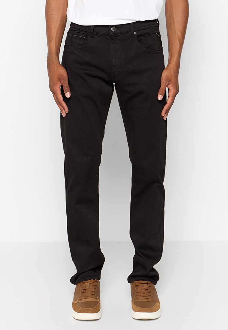 Replay Straight leg jeans zwart