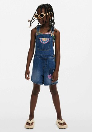 PATCHWORK OVERALLS - Peto - blue