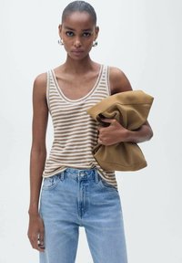 Mango LINI - Top - light brown