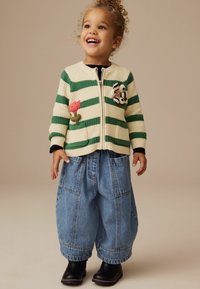 Next REGULAR FIT - Vesta na kopčanje - ecru