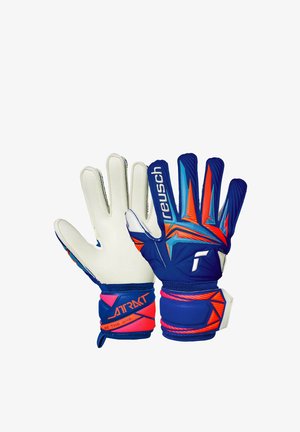Reusch, TORWARTHANDSCHUHE ATTRAKT ADVANCE JUNIOR - Goalkeeping gloves - sharp blu/wht/shock orng