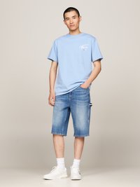 Tommy Jeans SIGNATURE TEE - T-shirts med print - westside blue