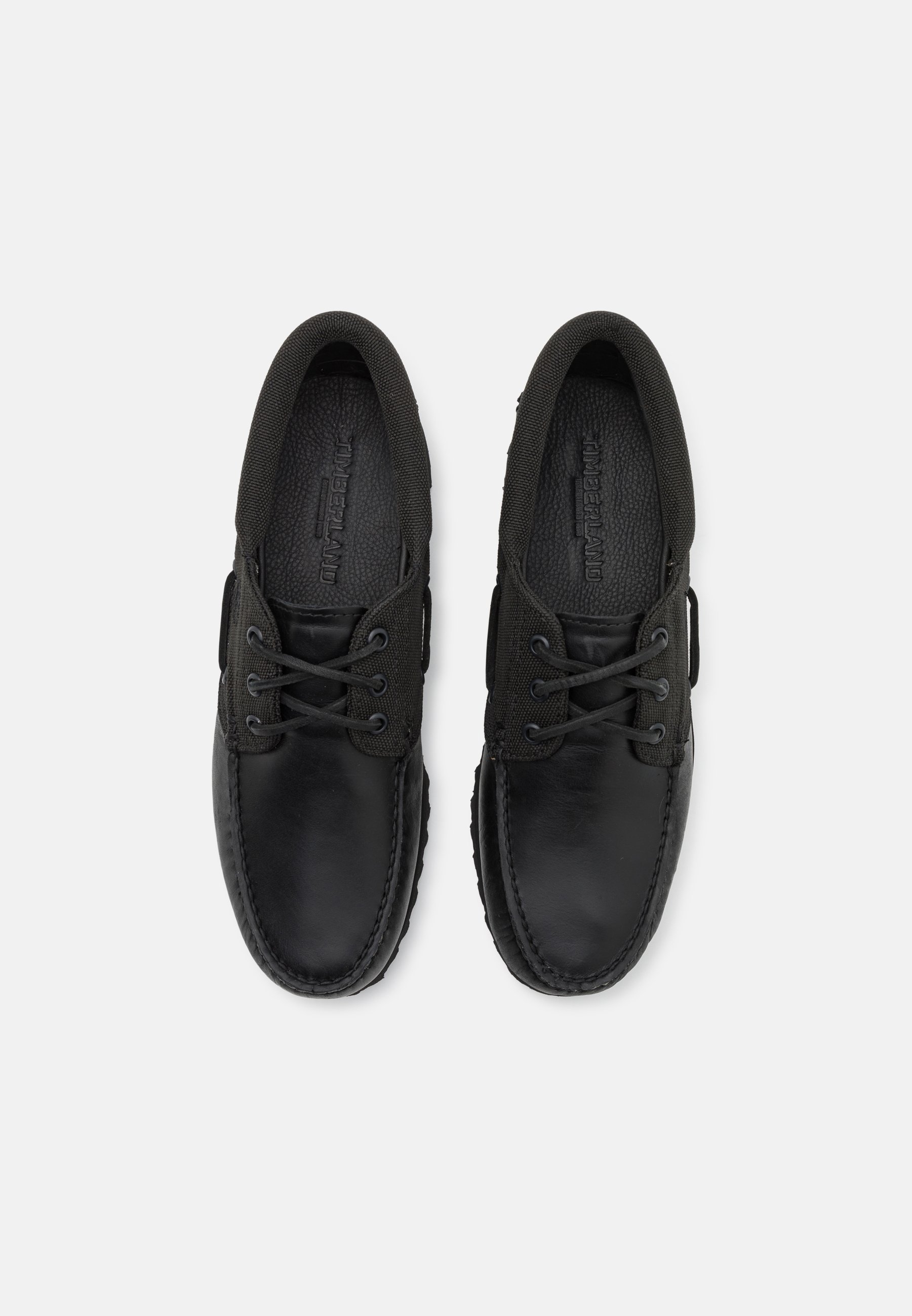 TIMBERLAND AUTHENTIC BOAT SHOE BLACKOUT FULL GRAIN for Men