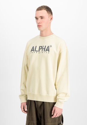 Alpha Industries, Felpa - vintage white