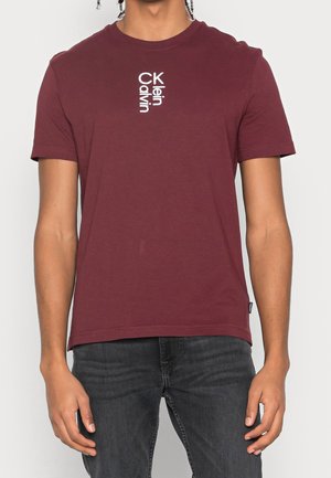 T-Shirt print - bordeaux