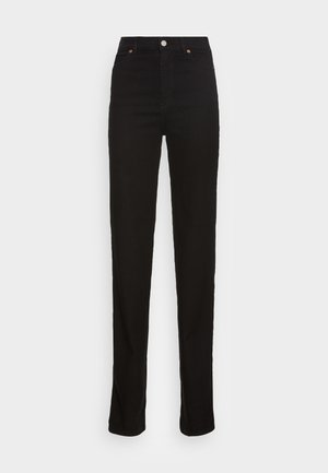 Jeans straight leg - black denim