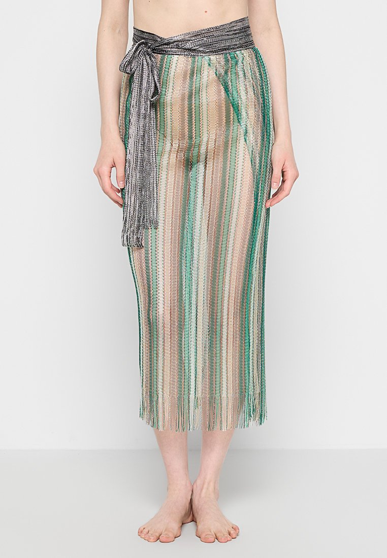 Missoni Wikkelrok groen