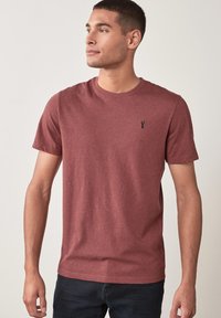 Next REGULAR FIT STAG - T-shirts basic - brown
