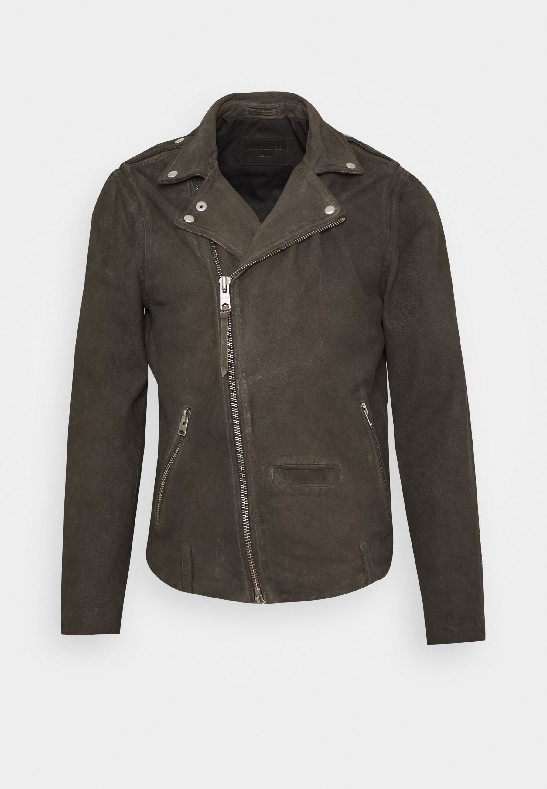 AllSaints JADON BIKER Leren jas anthracitedonkergrijs AllSaints JADON BIKER Leren jas anthracitedonkergrijs