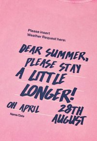 OH APRIL Marškinėliai su spaudiniu - fuchsia