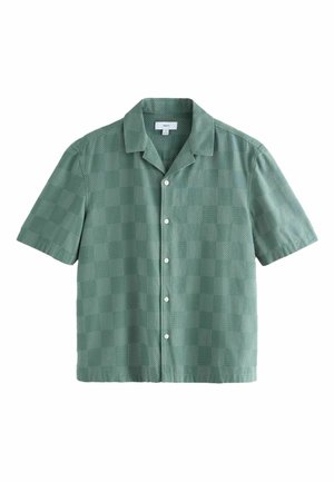 Next, REGULAR FIT - CHECK SHORT SLEEVE - Camicia - green