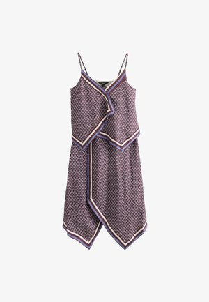 Next, TALL FIT - HANKY HEM DRESS . - Hverdagskjole - chocolate brown geometric
