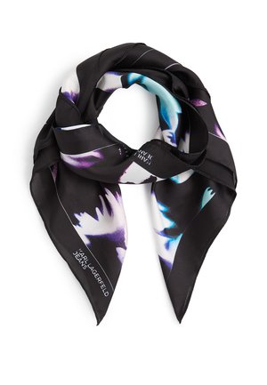 FLOWER BANDANA UNISEX - Foulard - black