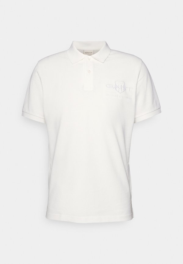 TONAL SHIELD RUGGER - Polo shirt - eggshell3