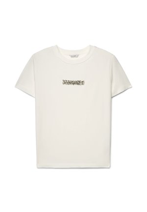 Calliope, T-SHIRT APPLICAZIONI - T-shirt con stampa - bianco lana