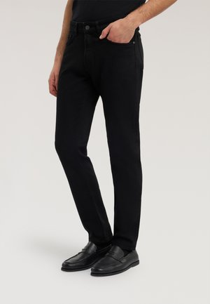CLOSE IN RINSE - Jeans Straight Leg - black milano
