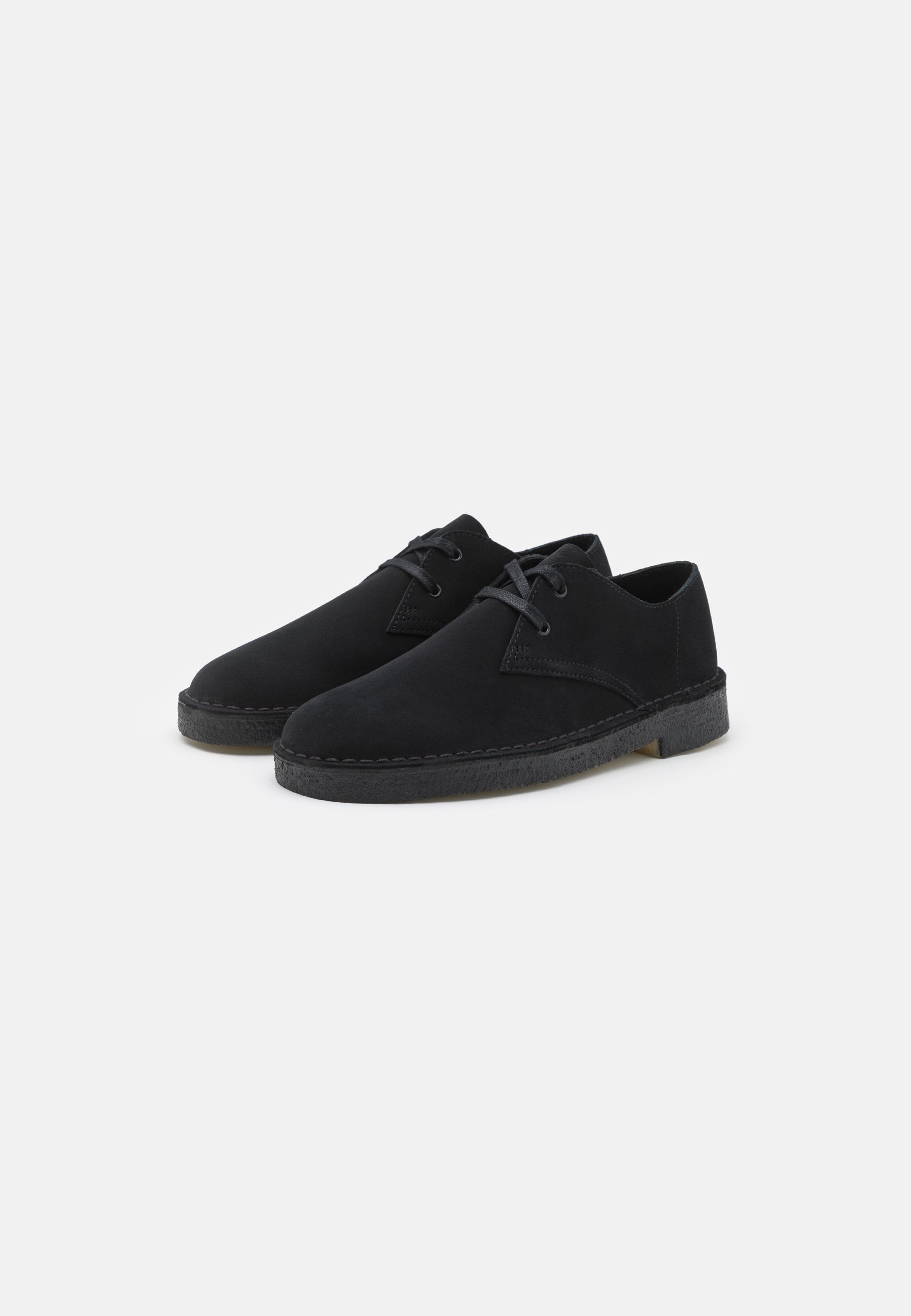 Clarks Originals DESERT KHAN - Sportieve veterschoenen - black/Zwart -  Zalando.nl