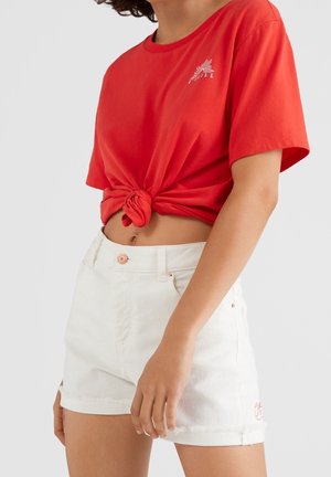 Džínové kraťasy - white