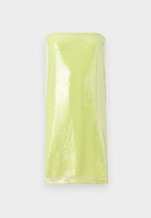 Abercrombie & Fitch, BACH SEQUIN STRAPLESS SHORT DRESS - Koktailové šaty/večierkové šaty - green