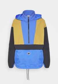 Windbreaker - medium blue/black/golden moss