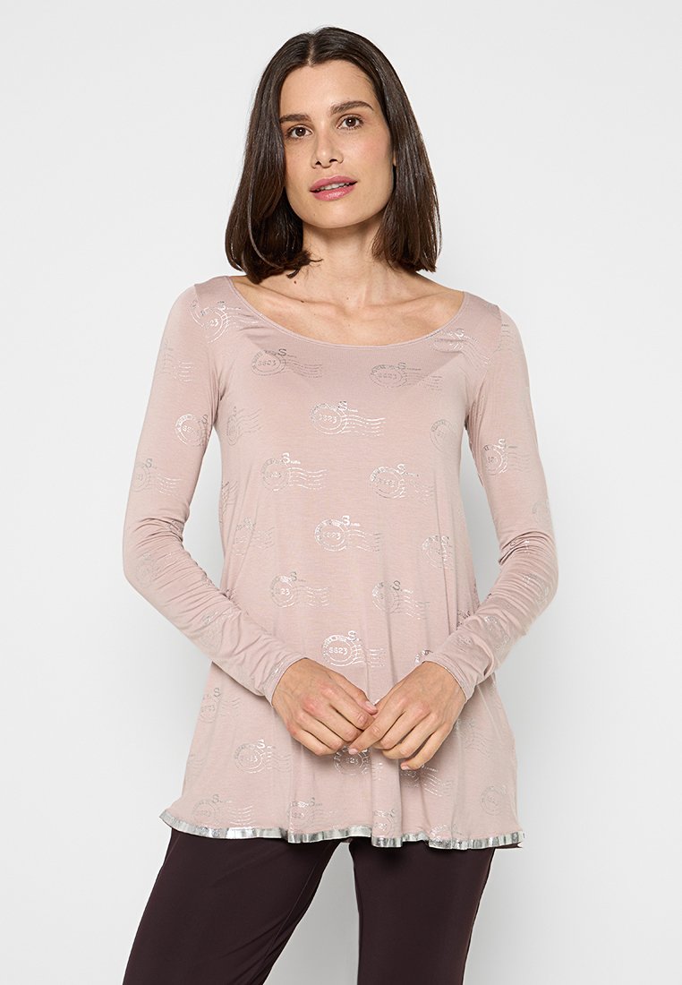 Sarah Pacini Longsleeve donkerroze