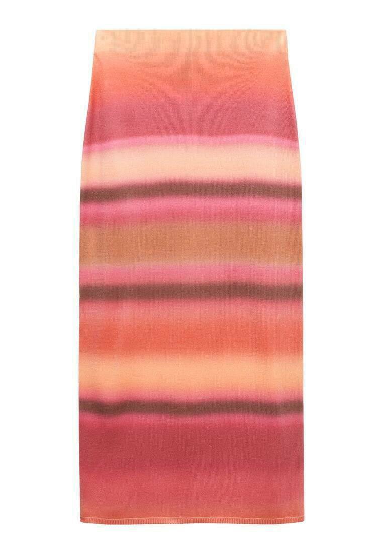 Mango Kokerrok oranje