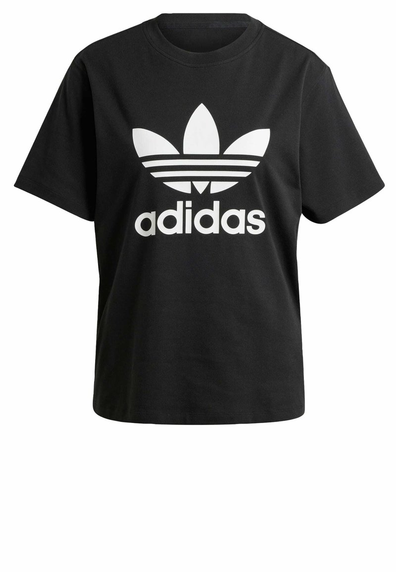 adidas Originals T-shirt print zwart adidas Originals T-shirt print zwart