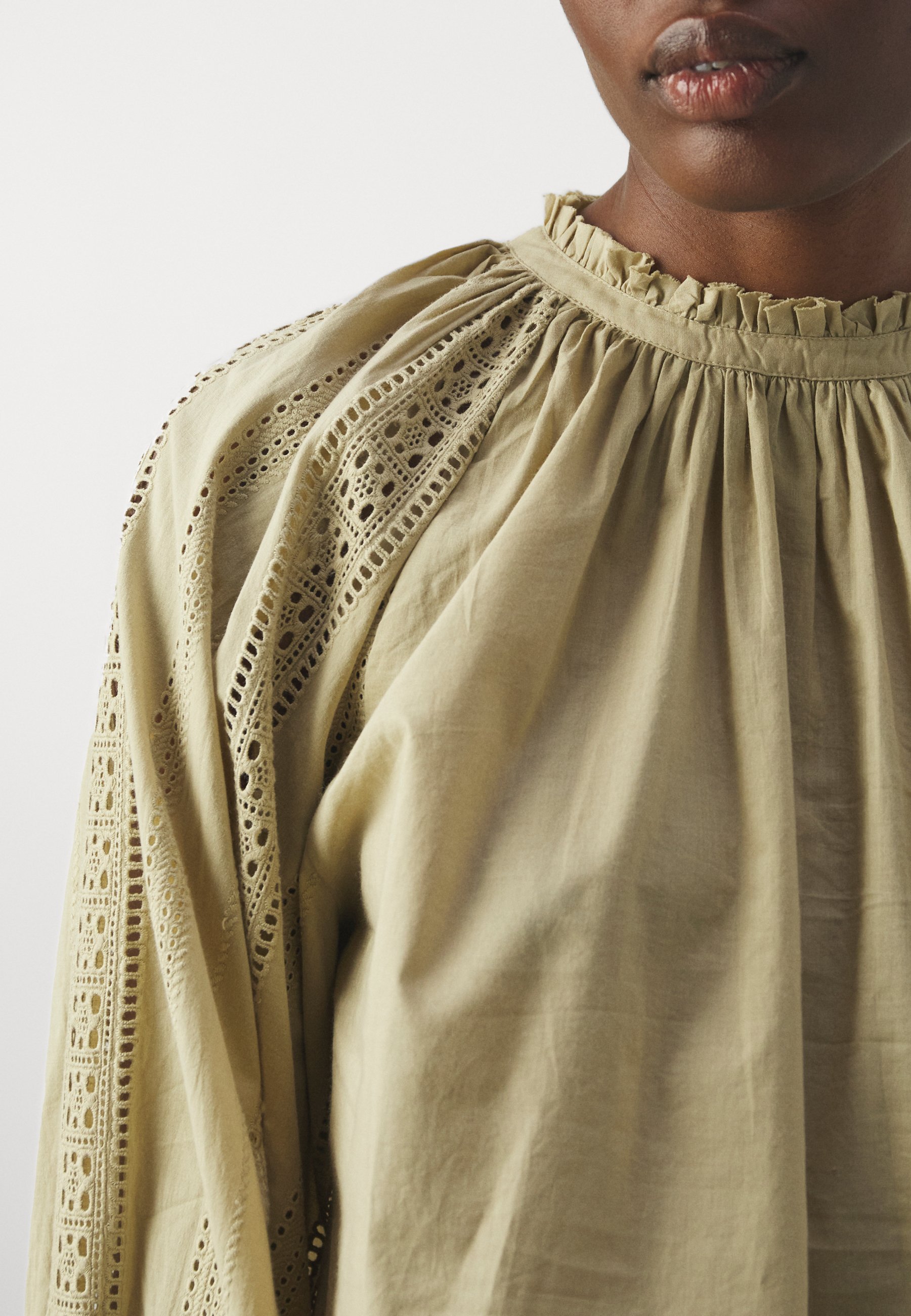 売れ筋商品|||セカンド デイ シャツ レディース トップス ALARIC VOILE - Blouse - sand Women Clothing Plaid Blouse | Womens Summer Plaid Blouses