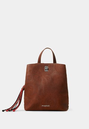 SMALL LEATHER EFFECT - Zaino - brown