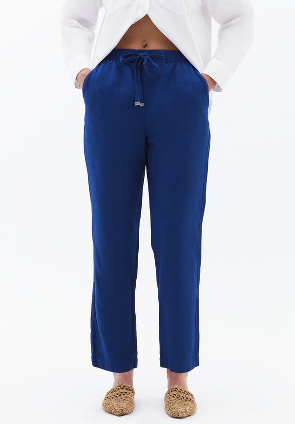 HOHER TAILLE MIT KAROTTENFORM - Stoffhose - limoges