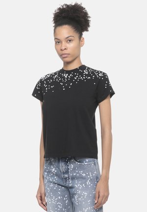 CON LOGO - T-shirt con stampa - nero