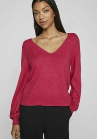 VILA WENDBARER - Trui - cerise