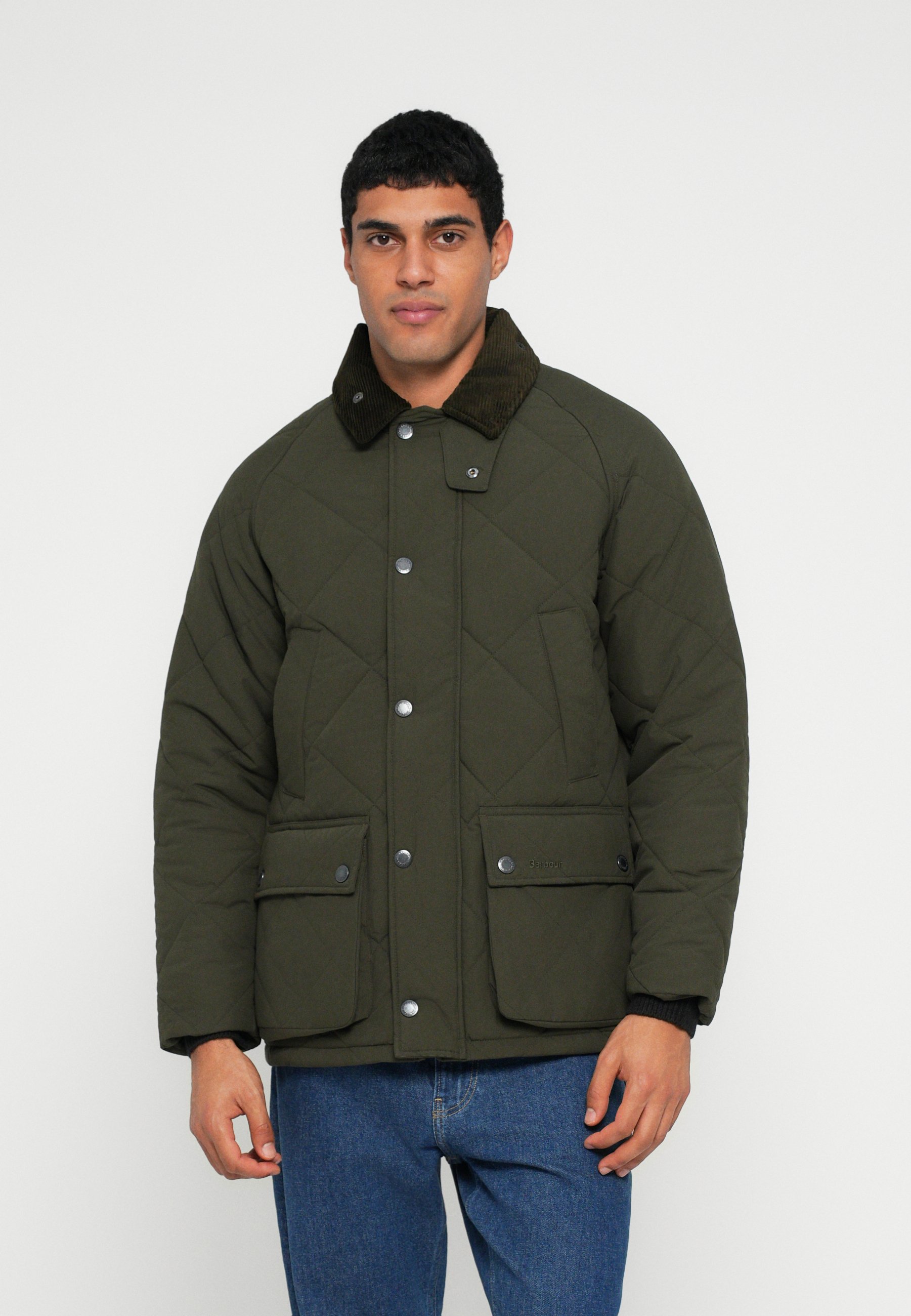 Barbour ダークグリーンジャケット Barbour MODERN BEDALE QUILTED JACKET - Light jacket - olive/khaki