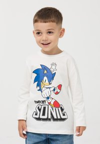 Terranova SONIC - Maglietta a manica lunga - bianco lana