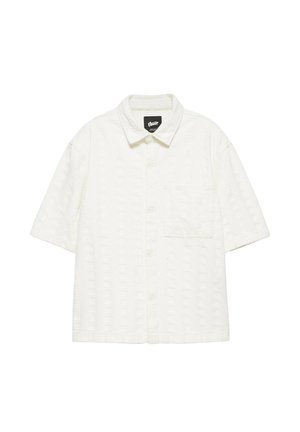 PULL&BEAR, JACQUARD - SHIRT - Chemise - white