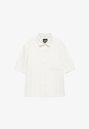 PULL&BEAR, JACQUARD - SHIRT - Chemise - white