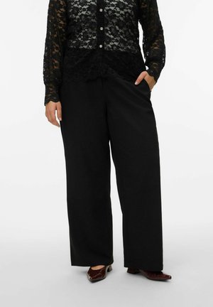 WEITEM SCHNITT DALLAS  - Bukser - black