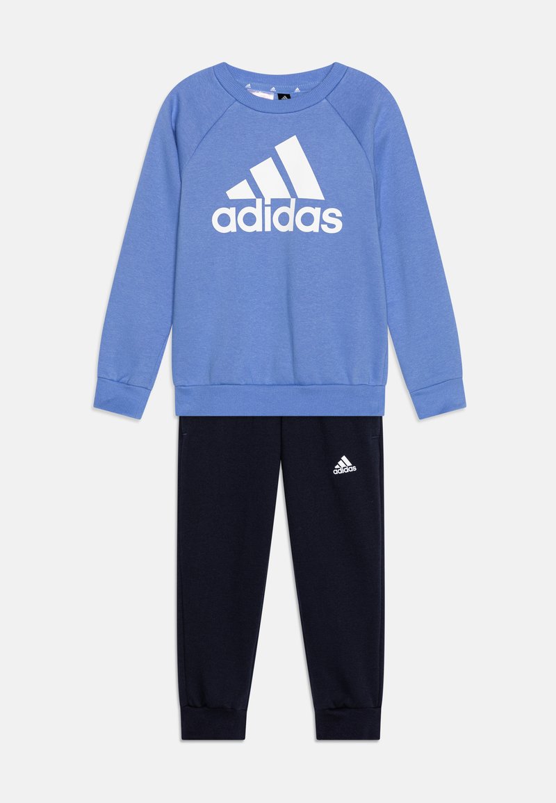 adidas Performance ESSENTIALS - Trainingspak - blue fusion/white/legend ...