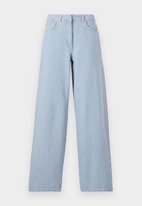 COCOON PANTS - Wide leg - light blue