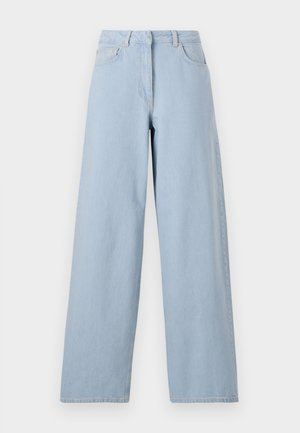 REMAIN COCOON PANTS - Wide leg - light blue